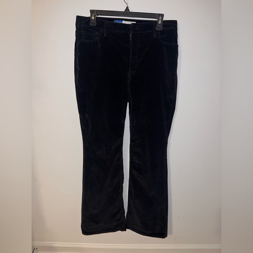 Black Velvet Pants